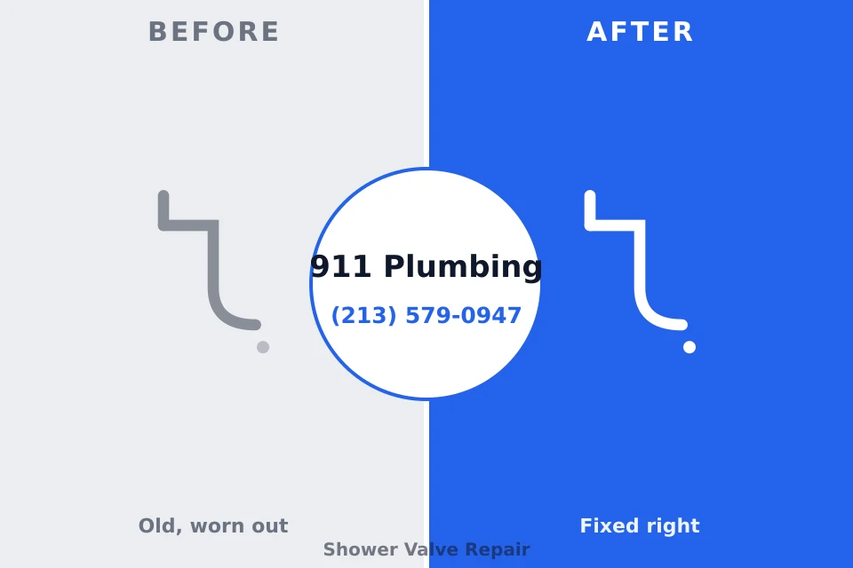 Before and after: plumbing repair Spartanburg, SC